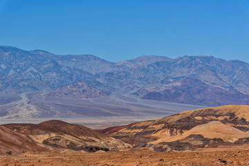 Fototapeta na wymiar Artist's palette in Death Valley National Park, California.