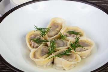 Delicious homemade dumplings