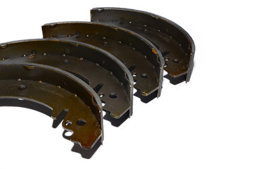 detail for the repair of a machine, a product of black color, a spare part on a white background,
