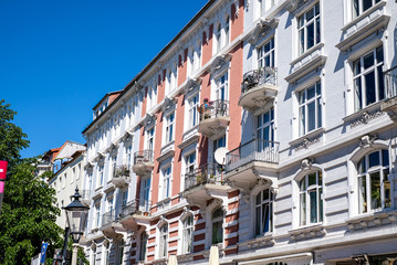 Obraz premium beautiful architecture facade in Hamburg
