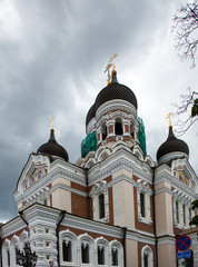 Fototapeta na wymiar Tallinn - Estonia..Alexander Nevsky Cathedral..Alexander-Newski-Kathedrale.
