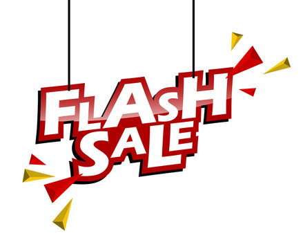 red and yellow tag flash sale