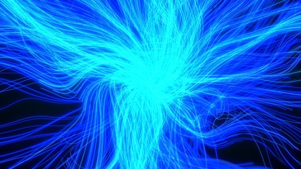 fiber optic cable style abstract design. 3d illustration