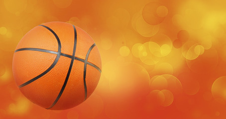 Obraz premium Basketball on abstract background