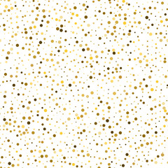 Golden glitter sparkle bubbles champagne particles stars on white background,happy new year holiday concept © writerfantast