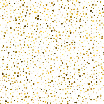 Golden glitter sparkle bubbles champagne particles stars on white background,happy new year holiday concept