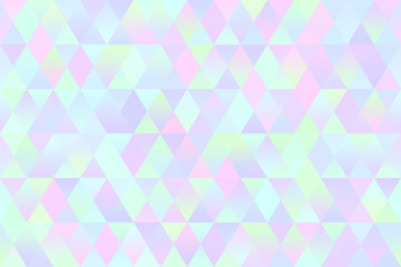 Pastel Colorful Triangle Seamless Pattern