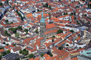 Hildesheim Sankt Andreas Kirche Luftbild