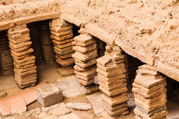 Details in Public Baths in Pompeii