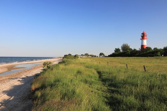 Leuchtturm Falsh&ouml;ft Geltinger Birk Schleswig-Holstein