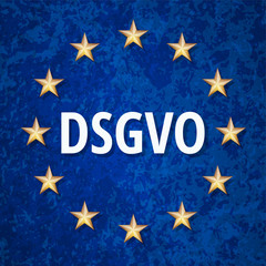 EU-DSGVO sign illustration