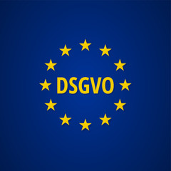 EU-DSGVO sign illustration