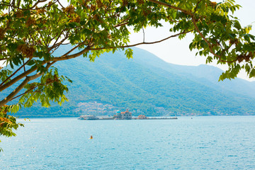 View of the Island Gospa od Skrpjela, Montenegro