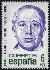 Spanish writer Gabriel Miro Ferrer