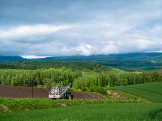 Naklejka premium 北海道の風景