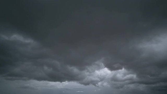 Time lapse of sky with storm clouds
