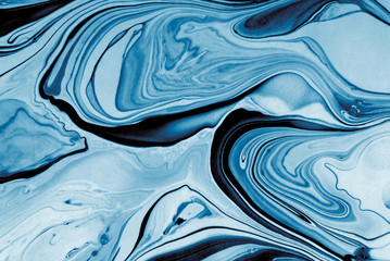 blue abstract of art wavy background