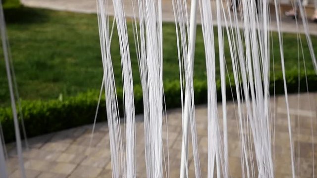 Decorated for wedding ceremony