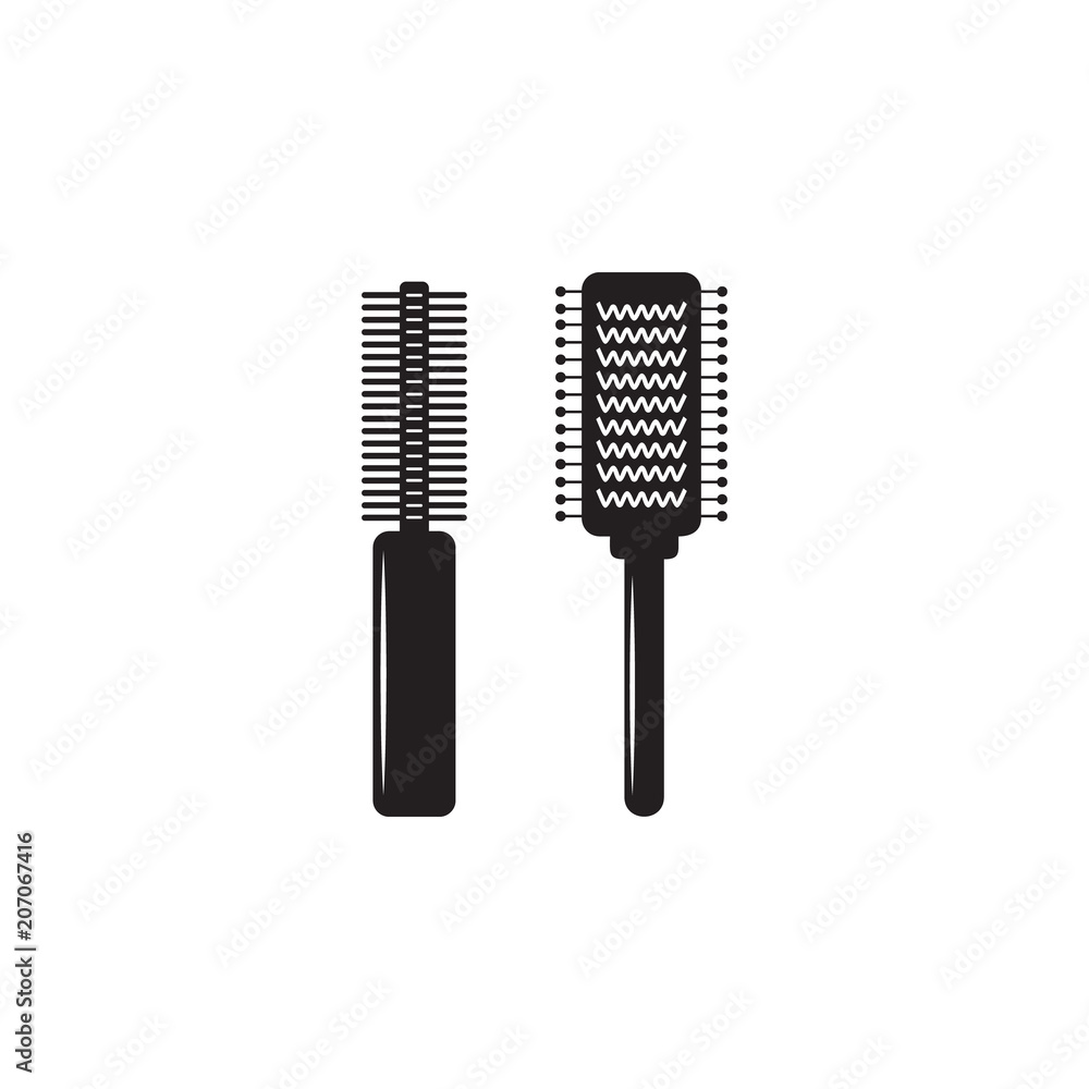 Poster combs icon. element of beauty saloon icon for mobile concept and web apps. detailed combs icon can b