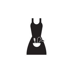 apron of the stylist icon. Element of beauty saloon icon for mobile concept and web apps. Detailed apron of the stylist icon can be used for web and mobile. Premium icon