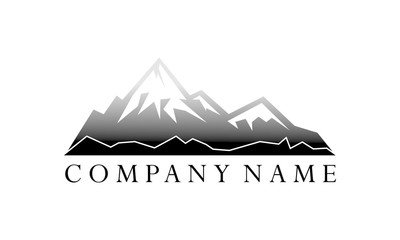 Nature mountain logo
