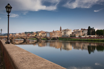 ponte Alla Garraia over river Arno, Florence, Italy