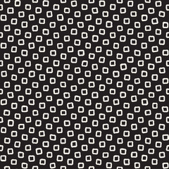 Fototapeta na wymiar Hand drawn lines seamless grungy pattern. Abstract geometric repeating texture in black and white.