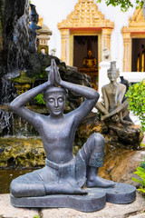 Statue in the Wat Pho or Wat Phra Chetuphon Vimolmangklararm Rajwaramahaviharn in Bangkok