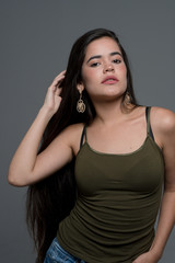 Naklejka premium Teen Hispanic Female Model