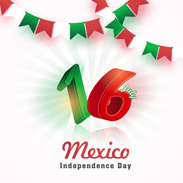 Independence Day of Mexico Background.