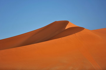 Fototapeta na wymiar Namibia. Red dunes in the Namib Desert.