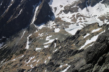 View to Teryho hut in Mala Studena dolina valley from Lomnicky peak (2634 m),, High Tatras, Slovakia © dalajlama