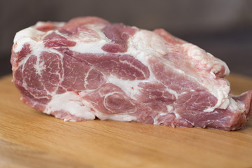 Raw pork meat