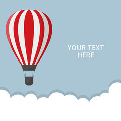 Fototapeta premium Air balloon illustration