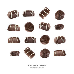 Chocolate Sweets Seamless Pattern