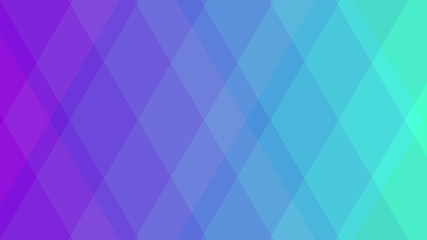 Abstract geometric colorful background with rhombus from purple to green