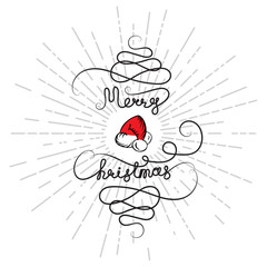 Vector Merry Christmas Background