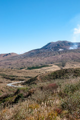 阿蘇山のふもとにある草原「草千里」