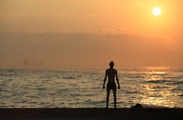 Fototapeta premium good morning in sun rise
