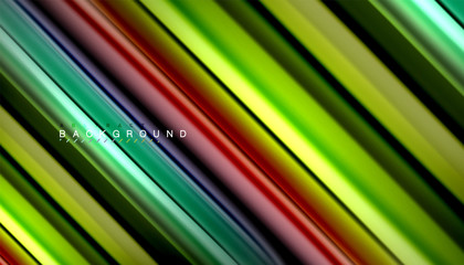 Fluid mixing colors, vector wave abstract background