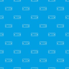 Football scoreboard modern pattern vector seamless blue repeat for any use