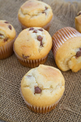 muffins au chocolat