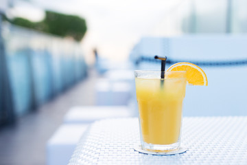Orange cocktail drink