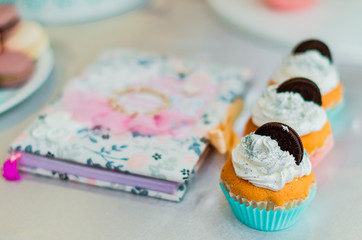 Candy bar. Dessert table