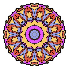 Vector mandala, Floral mandala. Oriental mandala. Vintage decorative elements. Vector illustration. It is super vector illustration.