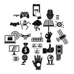 Tomorrow icons set. Simple set of 25 tomorrow vector icons for web isolated on white background