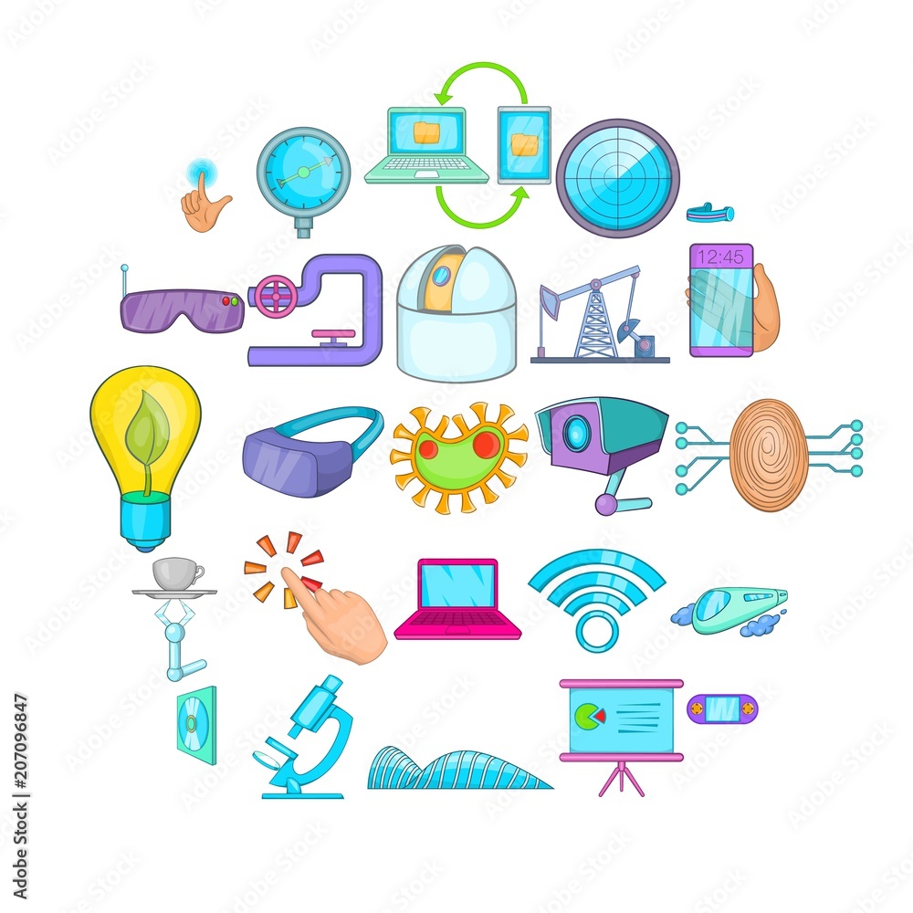 Poster progressive icons set. cartoon set of 25 progressive vector icons for web isolated on white backgrou