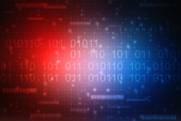 
2d illustration technology background