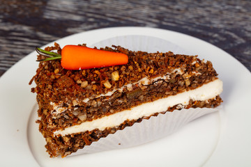 Delicious carrot mousse