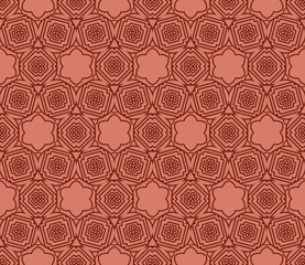 Vector geometric seamless pattern. modern style. for printing on fabric, paper for scrapbooking, wallpaper, cover, page book.
